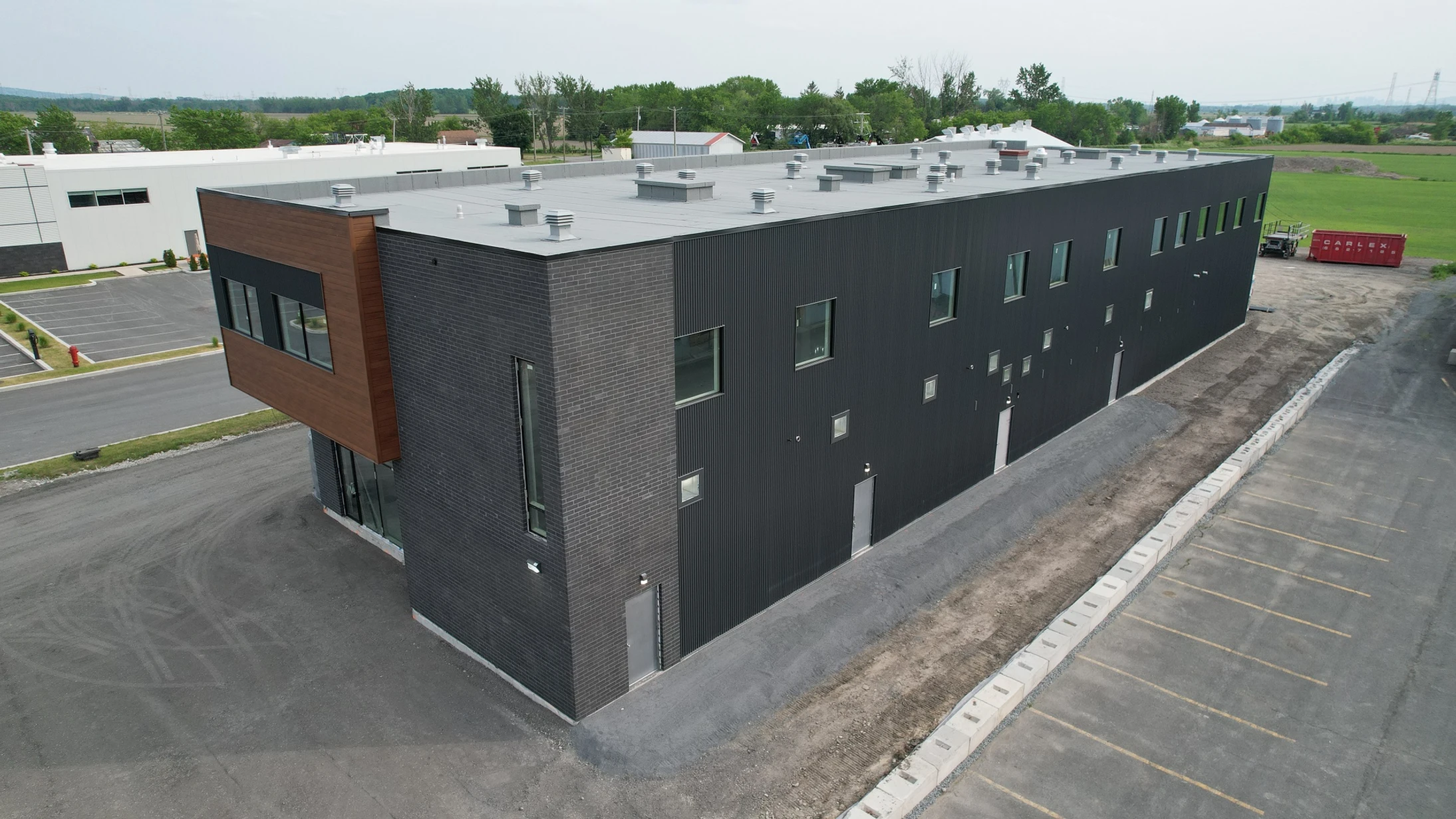 Outside view of a commercial building, one of our successful construction projects.