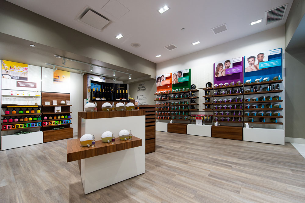 Interior view of Equivalenza in Montreal after the transformation by our general contractors and interior designers.